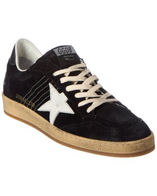 

Мужские замшевые кроссовки Golden Goose Ballstar, Black/white, NA