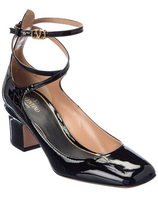 

Женские лакированные туфли Valentino Vlogo Tan-Go 60, Черный, NA