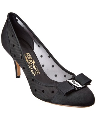 

Туфли Ferragamo Carladots Vara женские черные 4,5 C, Черный, NA