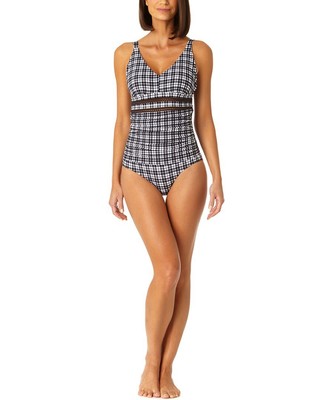 

Цельный женский трикотаж Anne Cole Trim Insert, Bkwh
