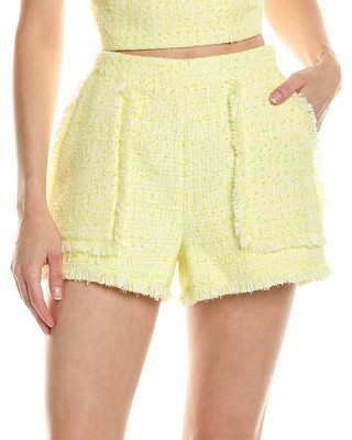 Bcbgmaxazria Boucle Short Womens Yellow 6