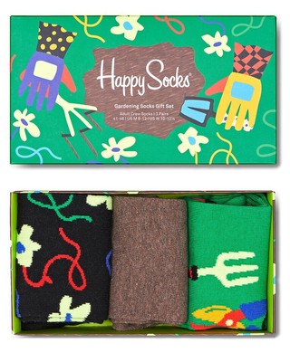 

Подарочный набор Happy Socks Garden, 3 шт., мужские, 41–46, Multi