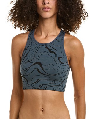 

Женский жаккардовый бюстгальтер Spiritual Gangster с высоким воротником, Синий