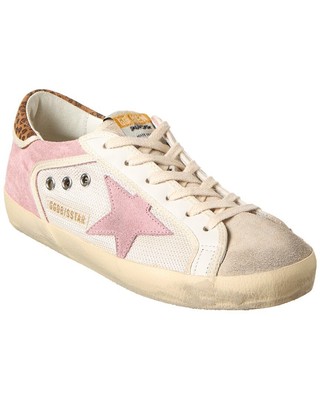 Женские кожаные кроссовки Golden Goose Superstar белые 40