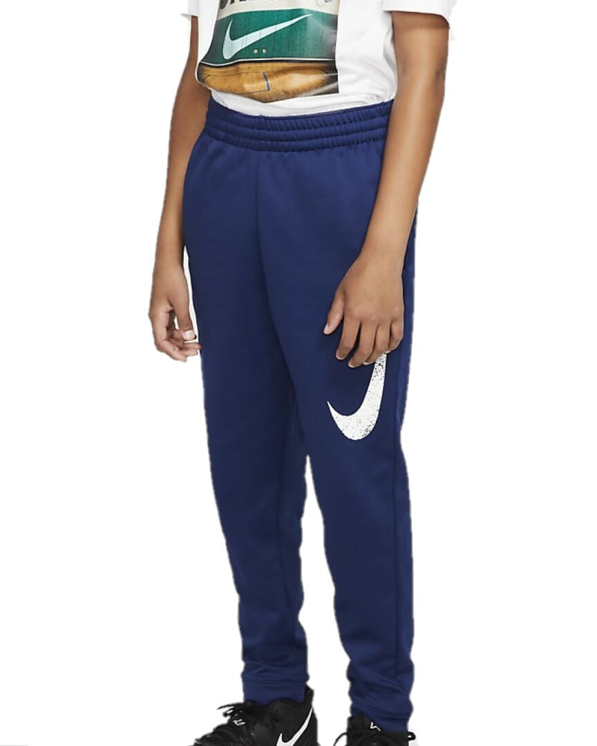 

Баскетбольные штаны Nike Youth Boys Therma-Fit, цвет Blue Void/белый, разные размеры, Синий