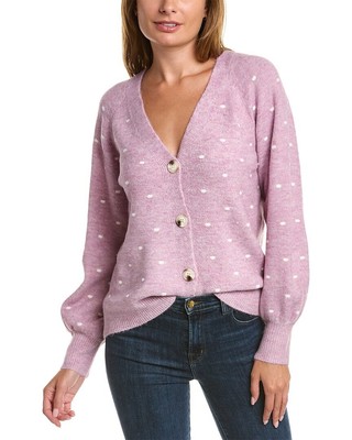 

Женский кардиган в горошек Rain + Rose, Розовый