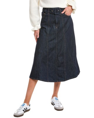 Юбка миди Ba&Sh Dakota женская синяя 36