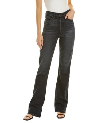 

Hudson Jeans Faye Eco Black Женские джинсы Bootcut с ультравысокой талией, черные, Черный, NA