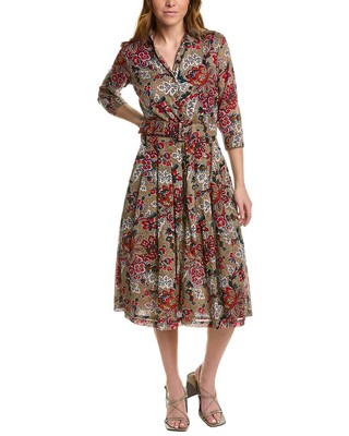 

Платье-рубашка Samantha Sung Audrey 3 женское, Beige red cambridge poplin