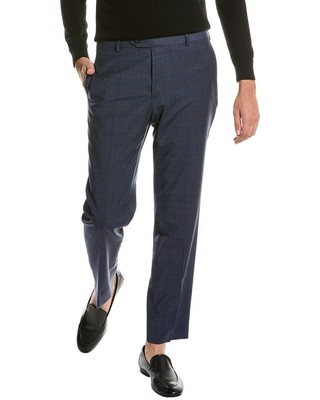 Мужские полушерстяные брюки Brooks Brothers Expedition синего цвета 38 32