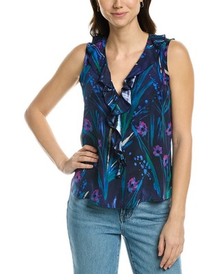 

Шелковая блузка Go By Gosilk Femme женская, Синий