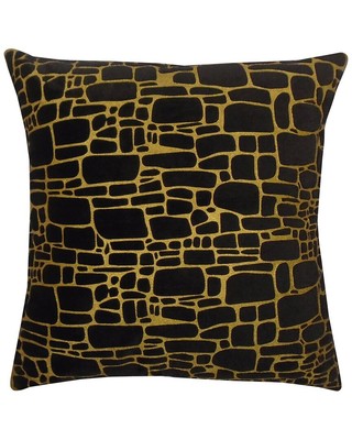 Подушка из искусственного меха с принтом Edie Home Precious Metals Collection 20 X 20 X 6