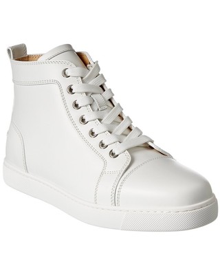 

Christian Louboutin Louis Кожаные Высокие Кроссовки Женские, Белый, NA