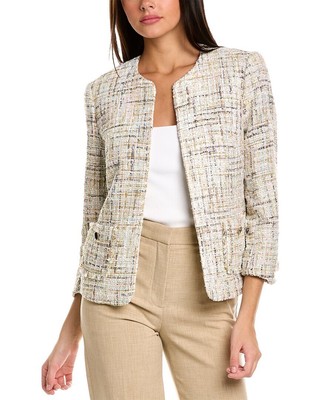 

Женский твидовый кардиган Anne Klein Розовый