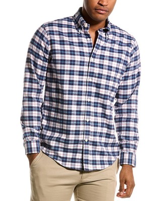 

Мужская тканая рубашка Brooks Brothers Regent Fit, Белый