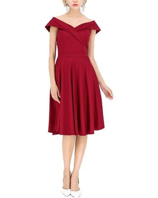 

Мини-платье Michele Laperle женское, Wine red