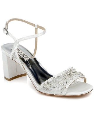 

Атласные сандалии Badgley Mischka Blaine женские, Whtsat, NA