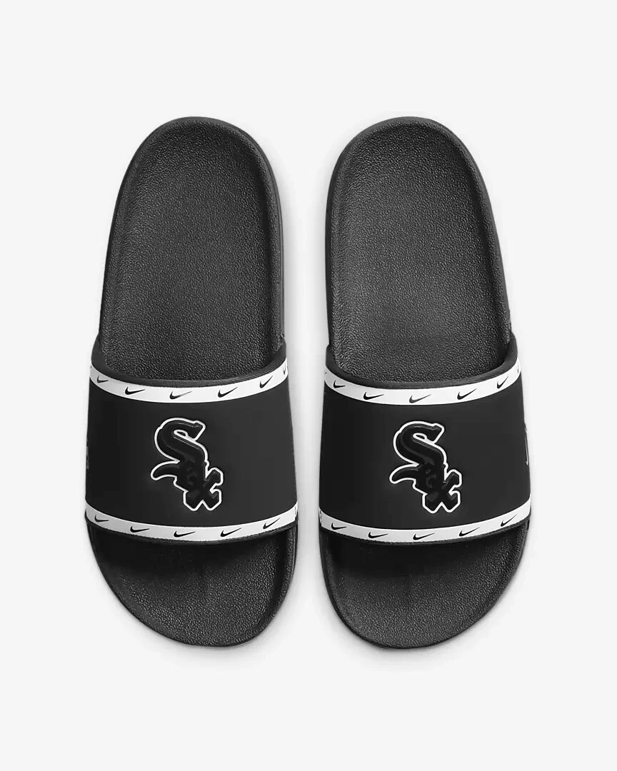 

Мужские шлепанцы Nike, размер 13 Offcourt MLB Chicago White Sox, Черный, Chicago