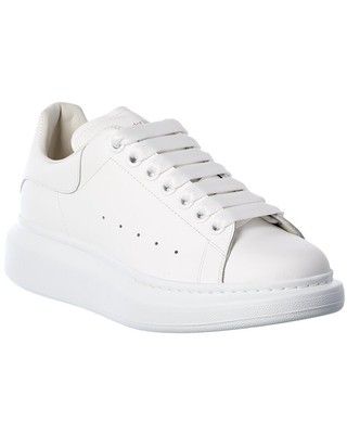 

Женские кожаные кроссовки оверсайз Alexander Mcqueen, Белый, NA