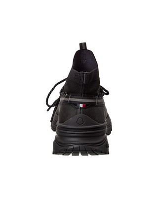Pre-owned Moncler Monte Runner Sneaker Men's Black 40