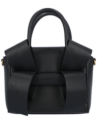 

Кожаная сумка через плечо Pinko женская черная, NA