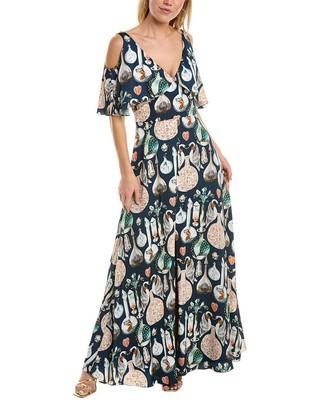 

Женское платье на шелковой подкладке Temperley London Love Potion, Midnight