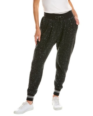 Женские джоггеры из смеси кашемира и шелка с блестками Brunello Cucinelli Jogger Womens M