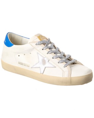 Женские кожаные кроссовки Golden Goose Superstar белые 40