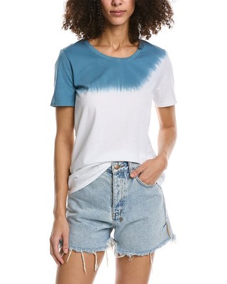 

Женская футболка Atm Anthony Thomas Melillo Dip Dye, Белый