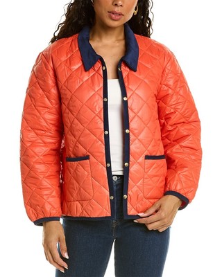 

Женская стеганая куртка Frances Valentine, Оранжевый