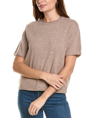 Design History Cashmere T-Shirt Womens Brown S