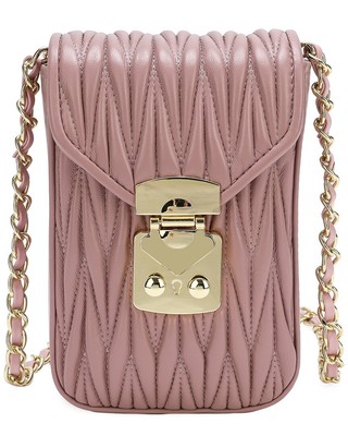 

Стеганая кожаная женская сумка для телефона Tiffany - Fred, NA