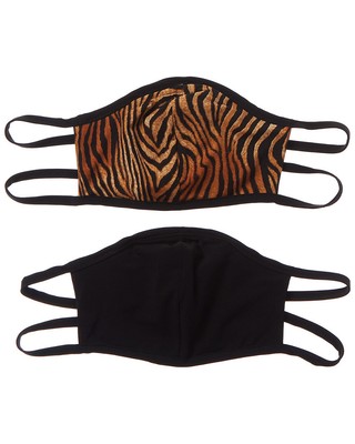

Тканевая маска для лица Commando, 2 шт., женская ОС, Orange tiger/black, NA