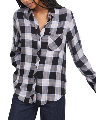 

Рубашка на пуговицах женская Rails Hunter, Onyx perwinkle blush