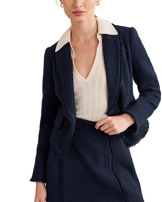 

Укороченный блейзер Boden The York, женский, Великобритания 20 / США 16, Navy