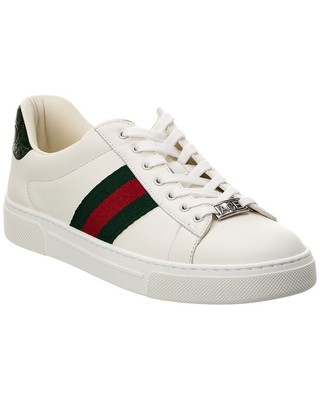 Кожаные кроссовки Gucci Ace Женские белые 38,5