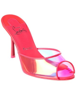 

Christian Louboutin Me Dolly 85 Женские виниловые и лакированные сандалии, Розовый, NA