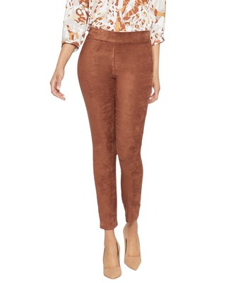 

Базовые женские замшевые леггинсы Nydj Petite, Coffecoffee bean, NA