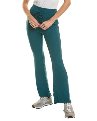 Трикотажные брюки Riot Brushed Hacci Rib Kickflare женские синие S