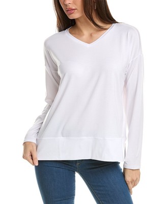 Женский облегающий топ Eileen Fisher с V-образным вырезом Xl