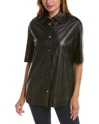 

Кожаная рубашка Brunello Cucinelli женская размера, Bcwshirt