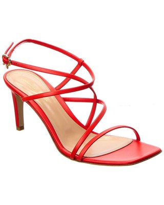 

Женские кожаные сандалии Gianvito Rossi Manilla 70 оранжевые, Оранжевый, NA