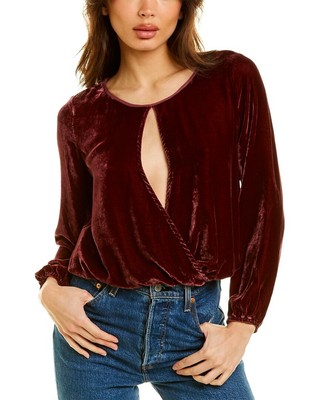 

Yfb Clothing Jayden Шелковый топ женский фиолетовый