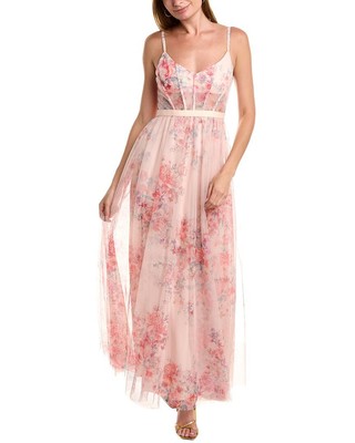

Bcbgmaxazria Вечернее платье макси женское, Розовый
