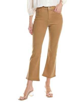 Джинсовая ткань в оправе светло-верблюжьего цвета Le Crop Mini Bootcut Джинсовая женская