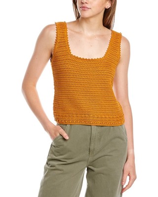 

Женская квадратная майка Vince Crochet Crochet, Оранжевый