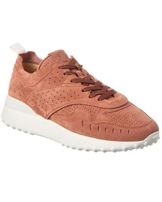 Tod S Suede Sneaker Womens Orange 39