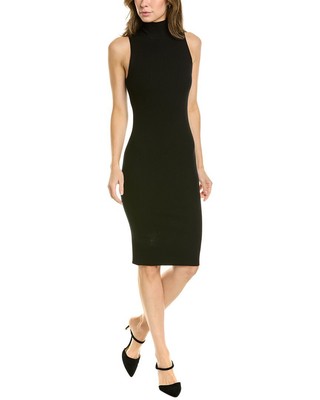 

Платье в рубчик Alice + Olivia Brooklynne, женское, Черный