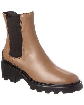 Tod S Gomma Leather Boot Womens