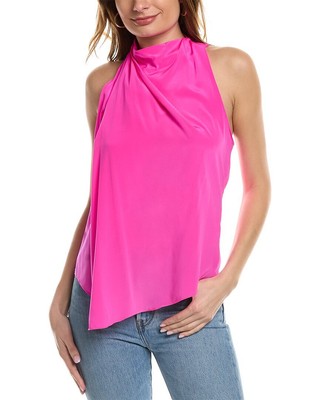 

ALC Erin Шелковый топ женский розовый